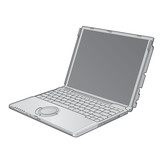 Panasonic Toughbook CF-T2FWATZBM Operating Instructions Manual