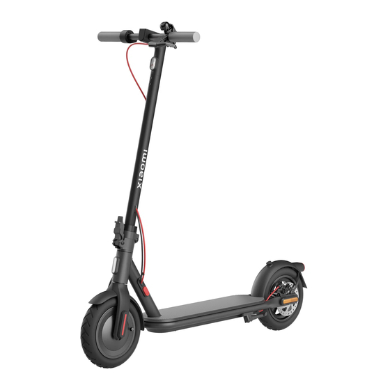 Xiaomi mi Electric Scooter 4 User Manual