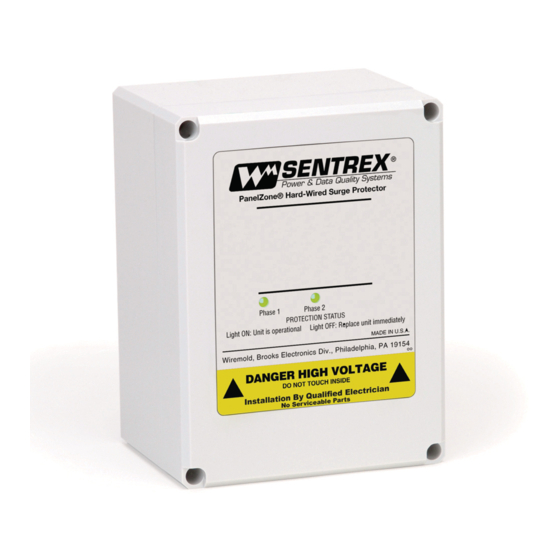 sentrex PA Series Installation Instructions