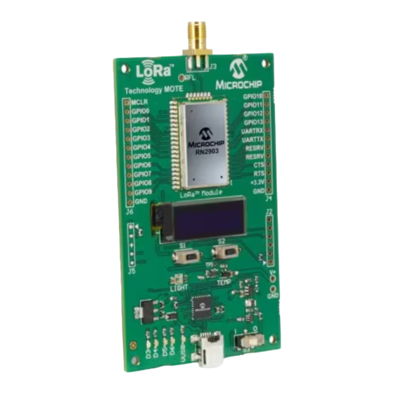 Microchip Technology LoRa User Manual
