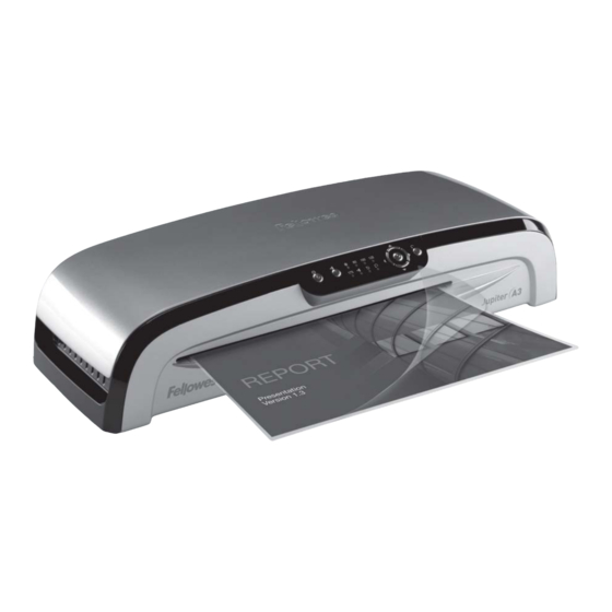 Fellowes Jupiter A3 Instructions Manual