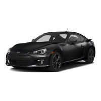 Subaru 2015 BRZ Owner's Manual