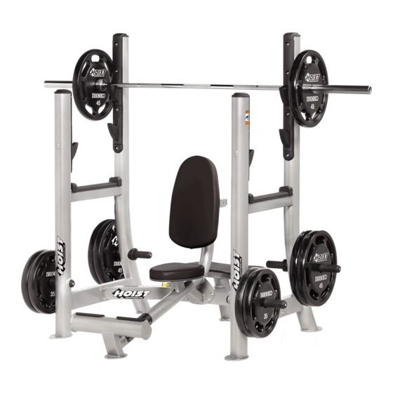 Hoist Fitness CF Commercial Freeweight CF-3860 Owner's Manual
