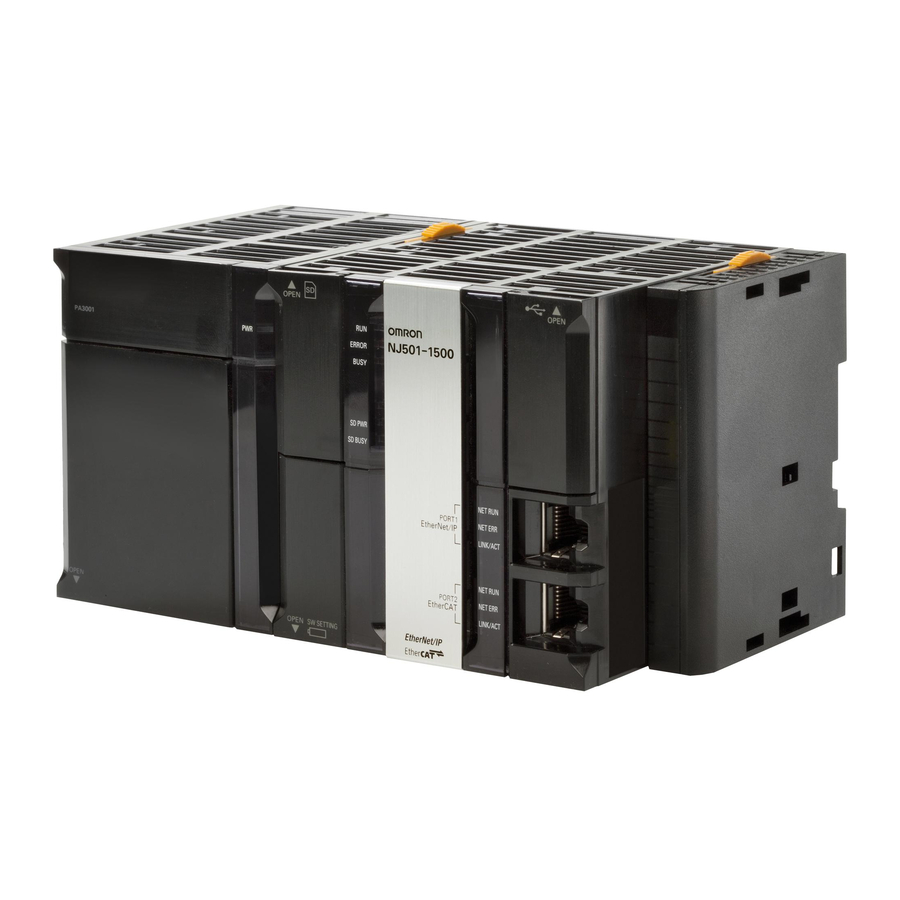 Omron SYSMAC NJ Series User Manual