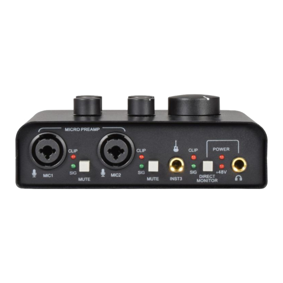 Citronic USB2+1 User Manual