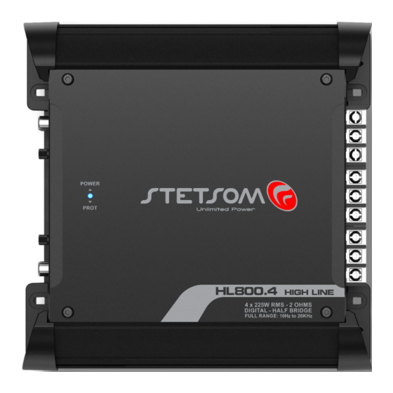 StetSom HIGH LINE HL800.4 User Manual