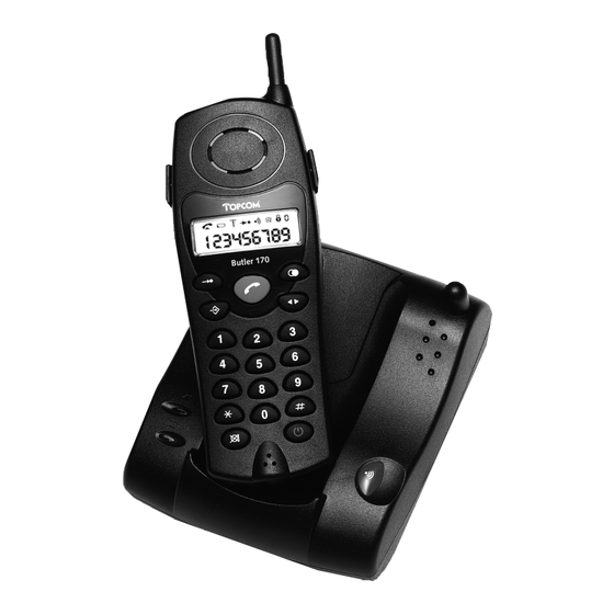 Topcom Butler 170 Operating Manual