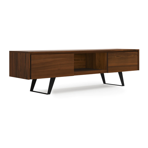 SIMPLIHOME brooklyn + max WyndenHall AXCLRY72-WAL Manual
