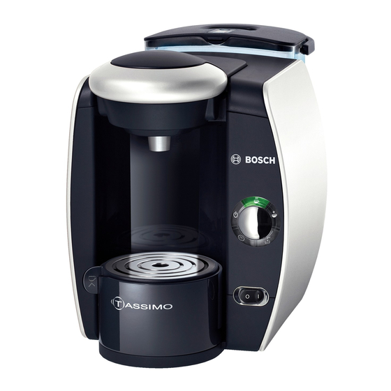 Bosch TAS4511UC - Tassimo Single-Serve Coffee Brewer Manuals