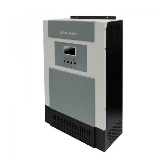 opti-solar SP4000-AVR User Manual