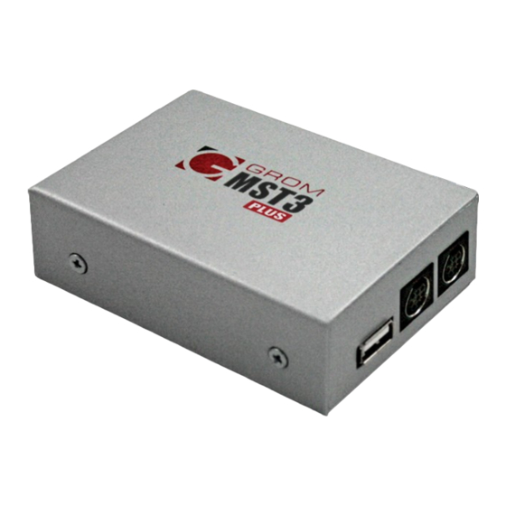 GROM Audio GROM-MST3 PLUS Install Manual