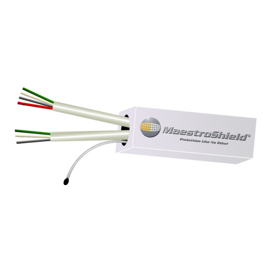 MaestroShield EL03-10MR10 Wiring Instructions