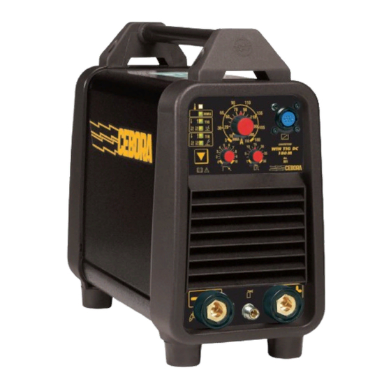 Cebora WIN TIG DC 180 M Instruction Manual