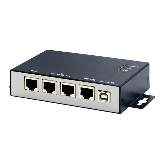 Effekta AX Li Com BOX Quick Manual