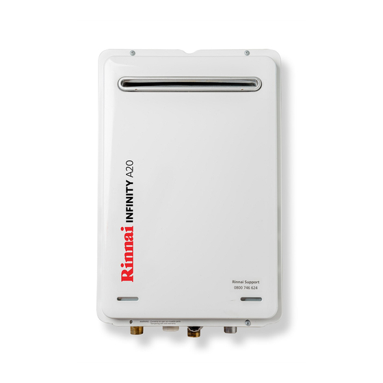 Rinnai INFINITY EF26 Installation Manual