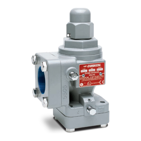 Corken ZV200 Liquid Bypass Valve Manuals