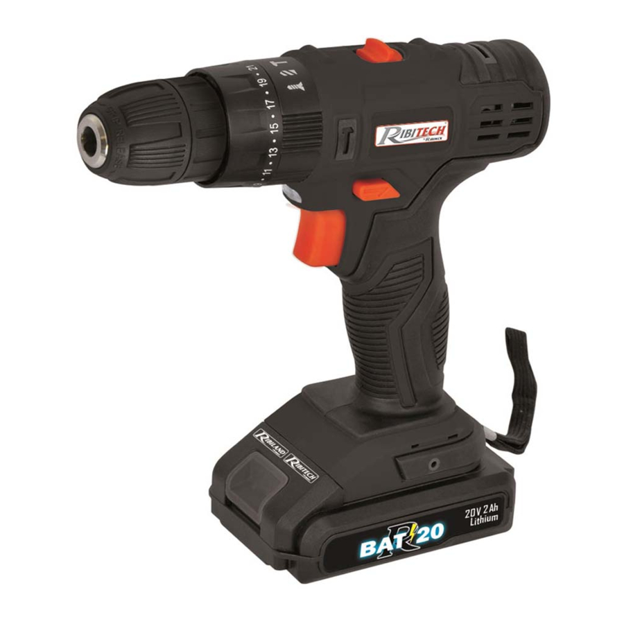 Ribimex RIBITECH PRBAT20/VCSB User And Maintenance Manual