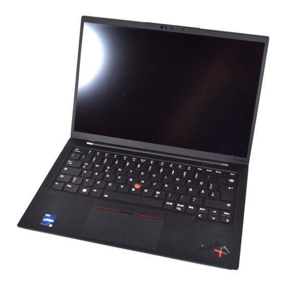 User Manuals: Lenovo ThinkPad X1 Carbon Gen 10 Laptop