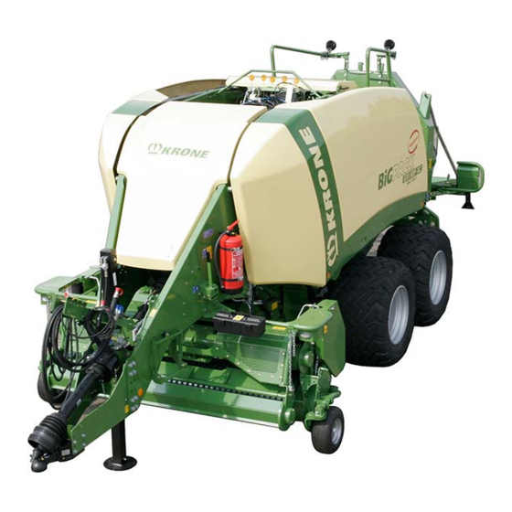 Krone BiG Pack 870 HDP XC Original Operating Instructions