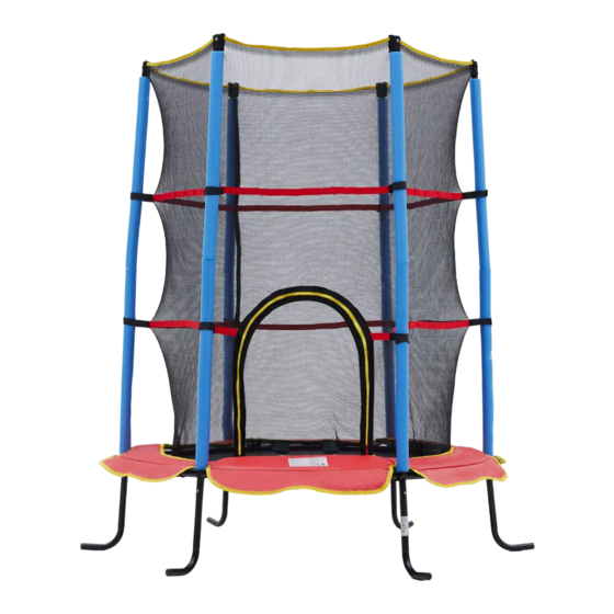SkyBound 55 INCH TRAMPOLINE WITH ENCLOSURE SYSTEM Assembly And Installation Manual