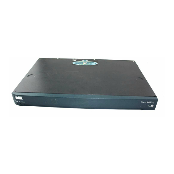 Cisco 1600 Hardware Installation Manual