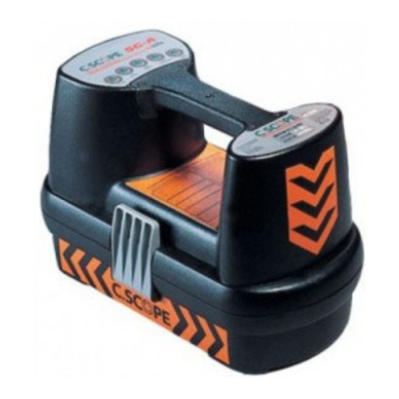 User Manuals: C-SCOPE XD Cable Avoidance Tool