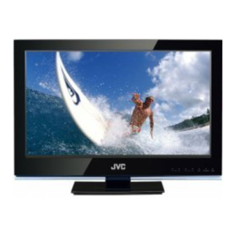 JVC LED TV/DVD Combo Operating Instructions Manual