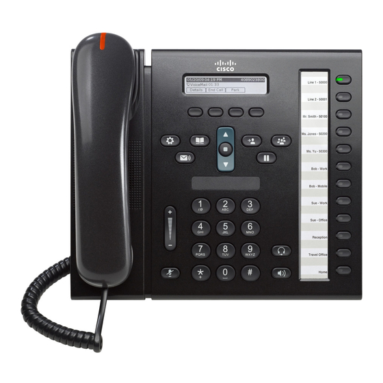 Cisco 6961 - Unified IP Phone Standard VoIP Manuals