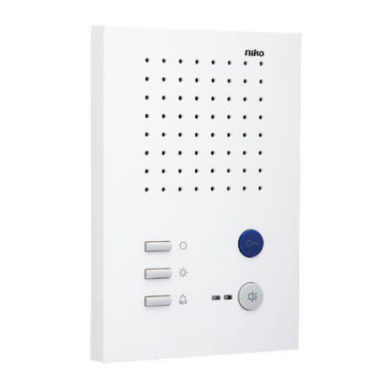 Niko Access Control Standard 10-520 User Manual