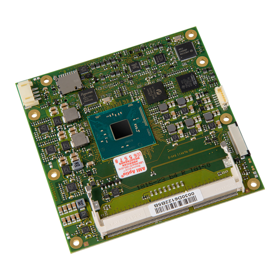 Avnet MSC Technologies COM Express C6C-BW User Manual