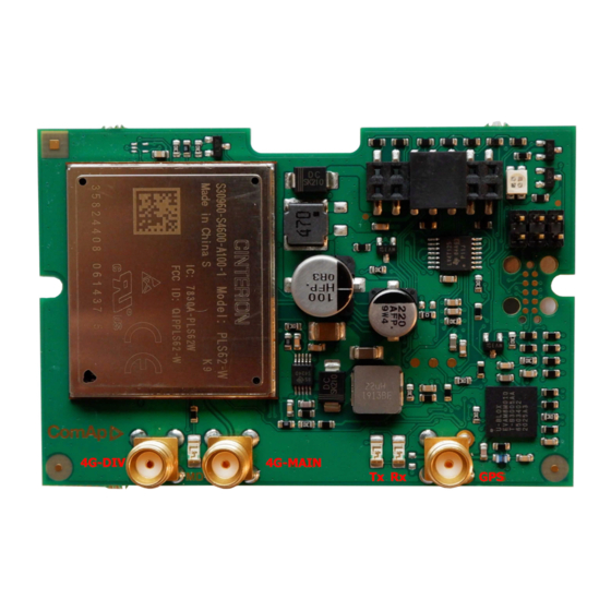 ComAp CM2-4G-GPS Quick Manual