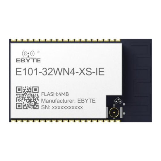 Ebyte E101-32WN4-XS-IE Manuals
