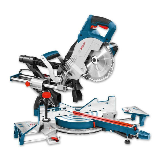 Bosch GCM 8 SJL Original Instructions Manual