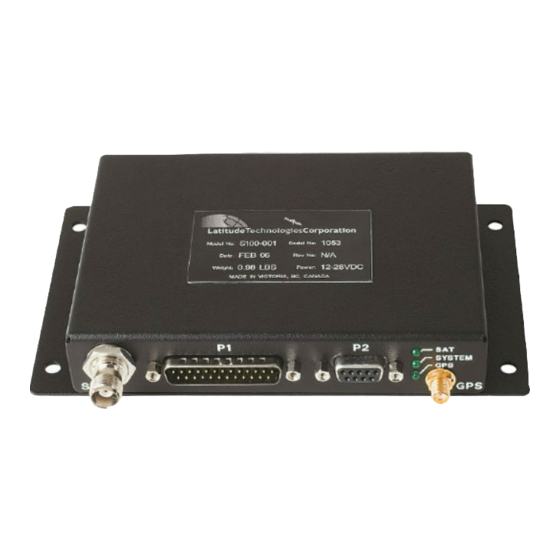Latitude SkyNode S100 Installation And Operation Manual