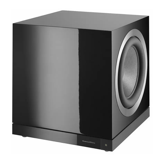 Bowers & Wilkins DB1D Quick Start Manual