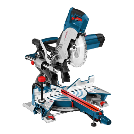 Bosch GCM 8 SJL User Manual