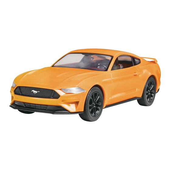 REVELL SnapTite MUSTANG GT 2018 Manual