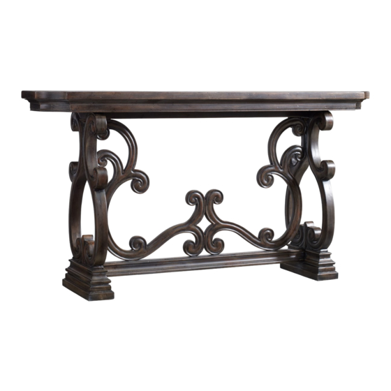 Hooker Furniture 5165-85001 Assembly Instruction