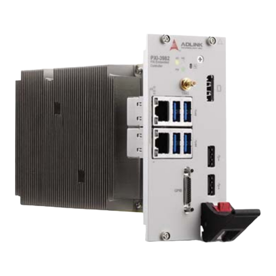 ADLINK Technology PXI-3982 User Manual