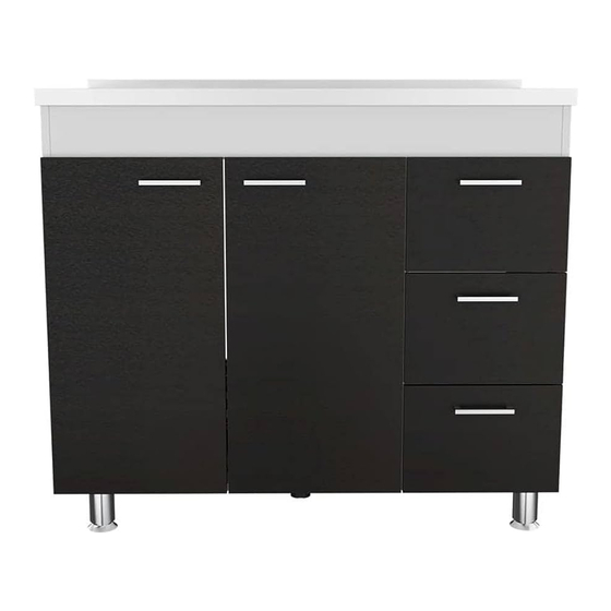 TUHOME Furniture FERRETTI BASE CABINET Assembly Instructions Manual