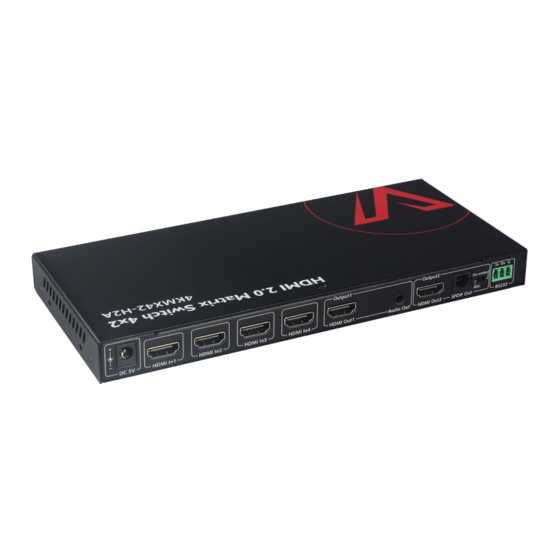 AV Access 4KMX42-H2A User Manual