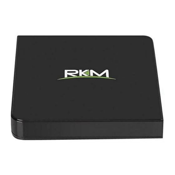 RKM MK06 Setup Manual