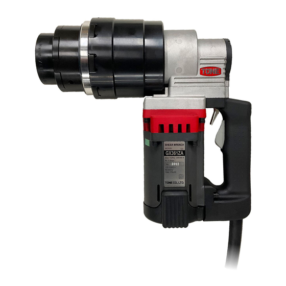 Tone GX361ZA Instruction Manual