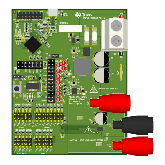 Texas Instruments DRV814x-Q1EVM Manuals