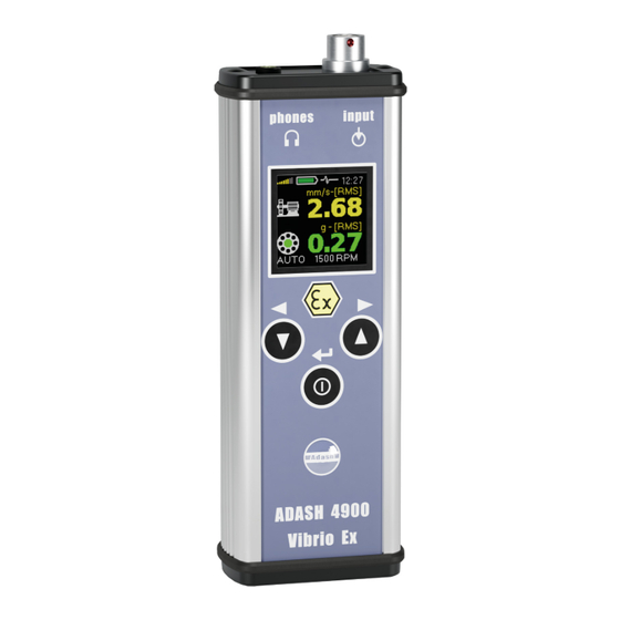 Adash A4900 Vibrio Ex Quick Start Manual