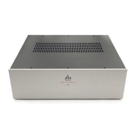 Audio Note DAC4.1xBalanced Owner's Information