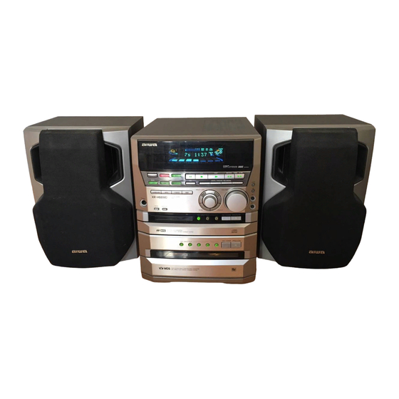 Aiwa XR-H66MD Service Manual