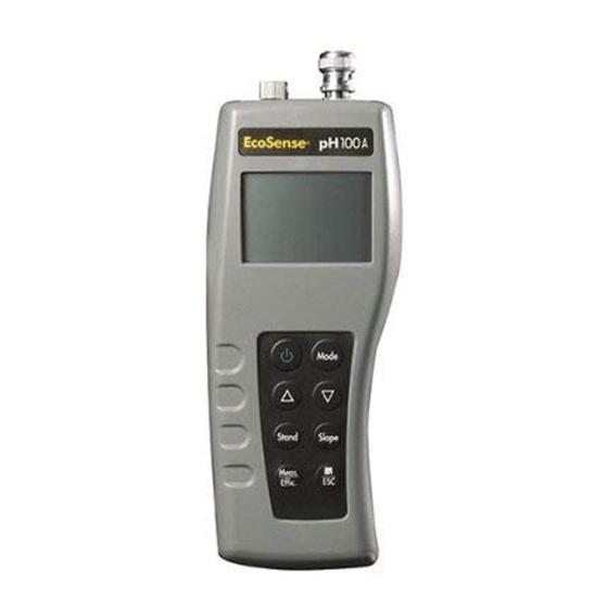Geotech EcoSense pH100A User Manual