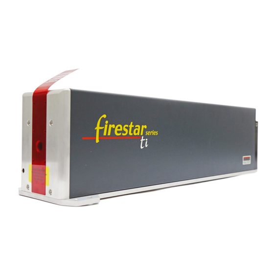 Synrad Firestar TI Series Operator's Manual