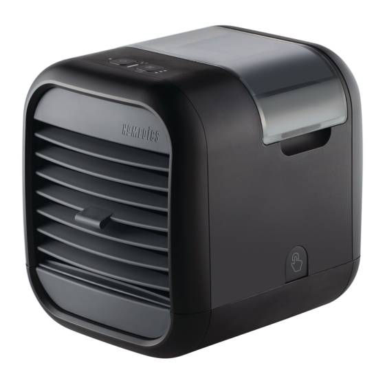 HoMedics mychill plus PERSONAL SPACE COOLER 2.0 Instruction Manual And  Warranty Information